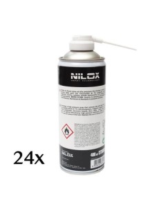 Nilox Spray à air comprimé pour Nettoyer Les Ordinateurs, claviers et Accessoires - Multipack 24pc Spruzzo per la pulizia 2