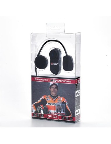 Nilox MM93 interfono da moto Nero
