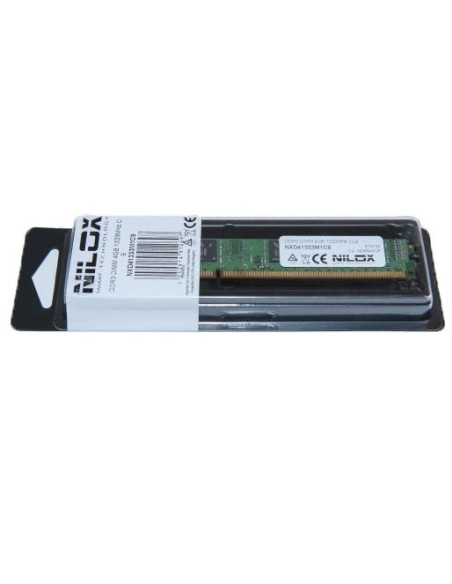 Nilox 4GB PC3-10600 memoria 1 x 4 GB DDR3 1333 MHz