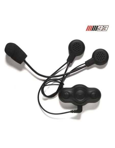 Nilox MM93 interfono da moto Nero