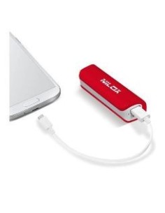 Nilox NXPB2600R batteria portatile 2600 mAh Rosso