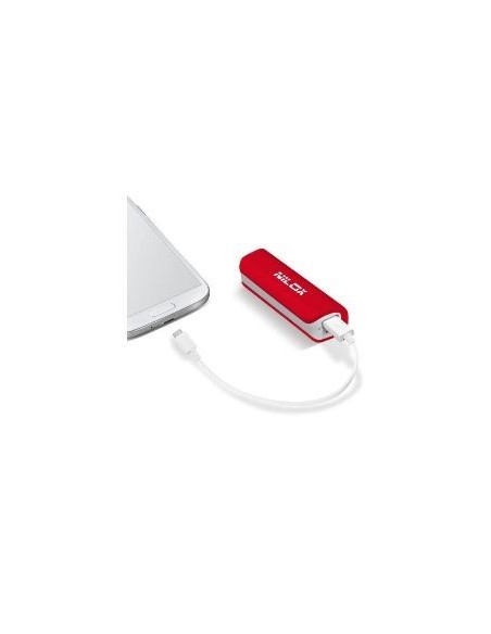 Nilox NXPB2600R batteria portatile 2600 mAh Rosso