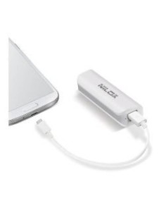 Nilox NXPB2600W batteria portatile 2600 mAh Bianco