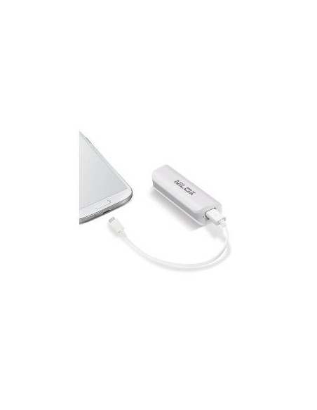 Nilox NXPB2600W batteria portatile 2600 mAh Bianco