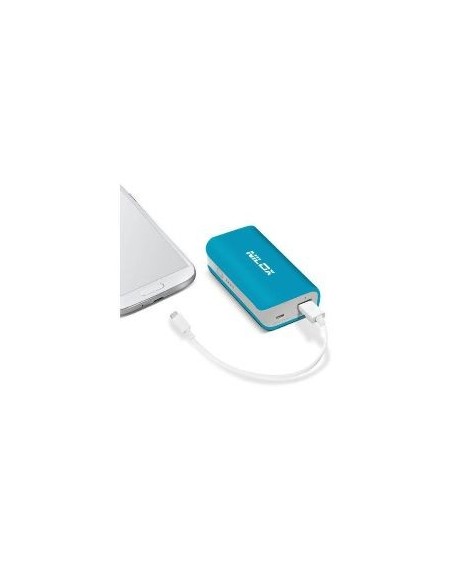 Nilox NXPB4000LB batteria portatile 4000 mAh Blu