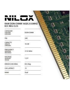Nilox DDR4 16GB 2133MHZ ECC REG CL15