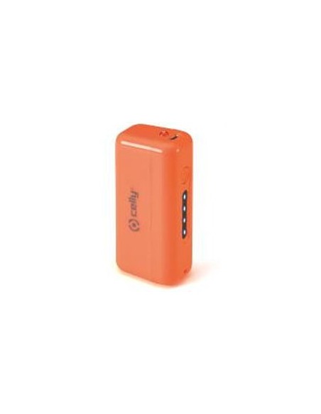 Celly PB2200FLUOOR batteria portatile Ioni di Litio 2200 mAh Arancione