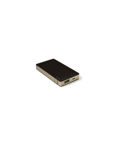 Celly PB4000ALUGD batteria portatile Ioni di Litio 4000 mAh Nero, Oro