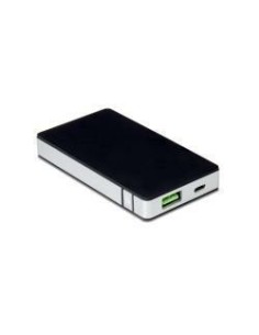 Celly PB4000ALULIGHT batteria portatile Polimeri di litio (LiPo) 4000 mAh Alluminio, Nero