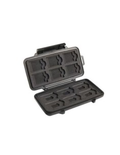 Nilox PL0910-015-110E custodia per scheda di memoria 12 schede Policarbonato Nero