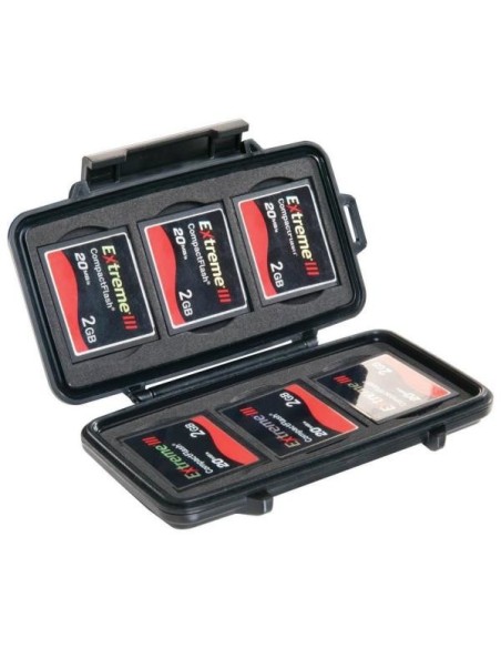 Nilox PL0940-015-110E custodia per scheda di memoria 6 schede Policarbonato Nero