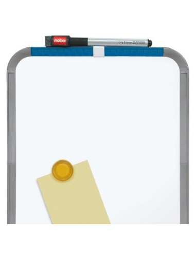 Nobo Lavagna bianca magnetica sottile 360x280 mm - argento
