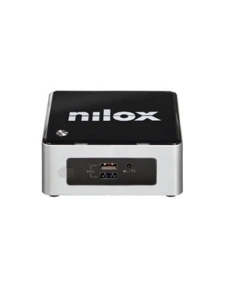 Nilox QCNXNUC4GB120 PC stazione di lavoro Intel® Pentium® N3700 4 GB DDR3L-SDRAM 120 GB SSD Mini PC Grigio