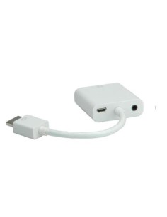 Nilox RO12.03.3114 cavo e adattatore video 0,15 m VGA (D-Sub) HDMI tipo A (Standard) Bianco 2