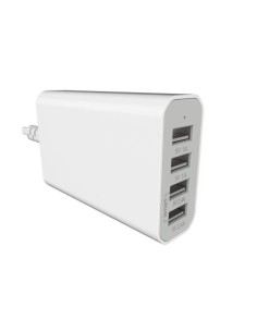 Nilox 4 x USB 2.0 Universale Bianco AC Interno