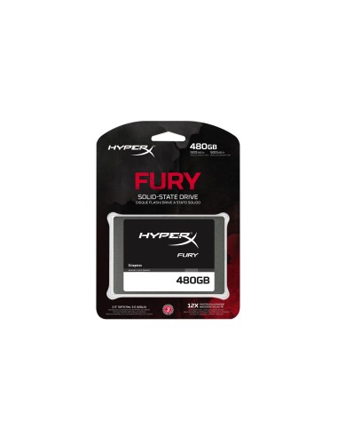 HyperX FURY SHFS37A 480G drives allo stato solido 480 GB 2.5" Serial ATA III