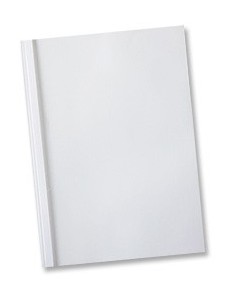 GBC Copertine per rilegatura termica Optimal 3 mm bianche (100)