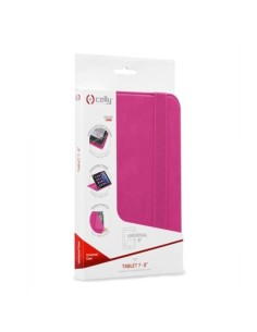 Celly Unitab 20,3 cm (8") Custodia a libro Rosa 2