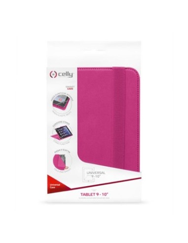 Celly Unitab 25,4 cm (10") Custodia a libro Rosa