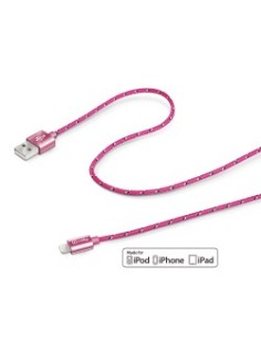 Celly 1.0M USB - Lightning M M 1 m Rosa