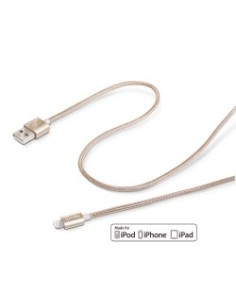 Celly 1.0M USB - Lightning M M 1 m Oro