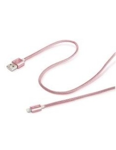 Celly USBLIGHTTEXRG cavo Lightning Rosa