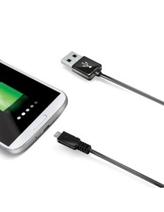 Celly 2.0m USB A - Micro USB B cavo USB 2 m Micro-USB B Nero