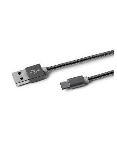 Celly USBTYPECSNAKEDS cavo USB USB 2.0 1 m USB A USB C Nero