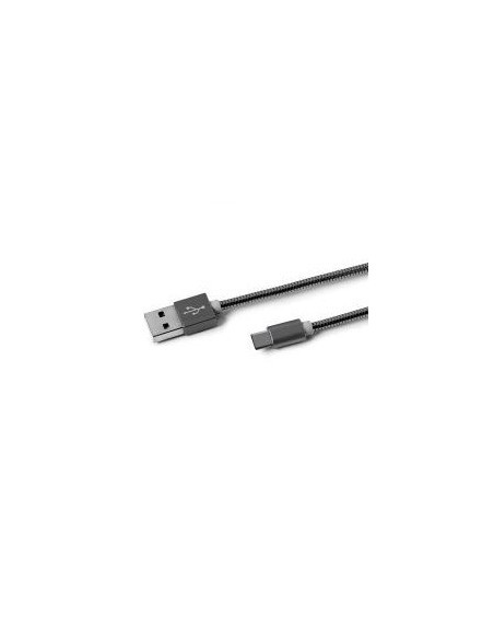 Celly USBTYPECSNAKEDS cavo USB USB 2.0 1 m USB A USB C Nero