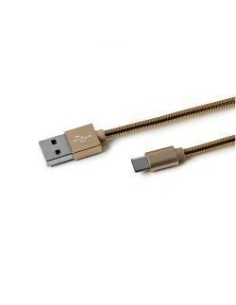 Celly USBTYPECSNAKEGD cavo USB USB 2.0 USB A USB C Oro