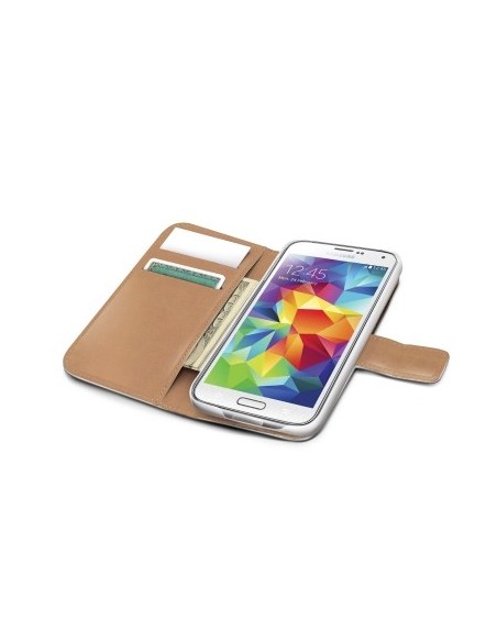 Celly WALLY custodia per cellulare 11,4 cm (4.5") Custodia a borsellino Bianco