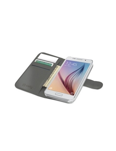 Celly WALLY490WH custodia per cellulare Custodia a borsellino Bianco