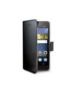 Celly Wally custodia per cellulare 13,2 cm (5.2") Custodia a libro Nero