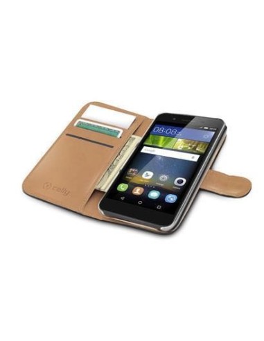 Celly Wally custodia per cellulare 13,2 cm (5.2") Custodia a libro Nero