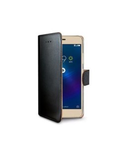 Celly WALLY617 custodia per cellulare 14 cm (5.5") Custodia a libro Nero