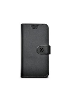 Celly WALLY UNICA custodia per cellulare 11,4 cm (4.5") Custodia a borsellino Nero