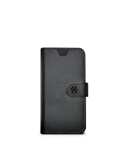 Celly WALLY UNICA custodia per cellulare 11,4 cm (4.5") Custodia a borsellino Nero
