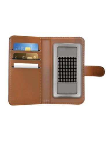 Celly WALLY UNICA custodia per cellulare 11,4 cm (4.5") Custodia a borsellino Nero