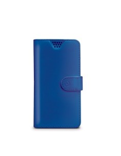 Celly WALLYUNILBL custodia per cellulare 11,4 cm (4.5") Custodia a borsellino Blu