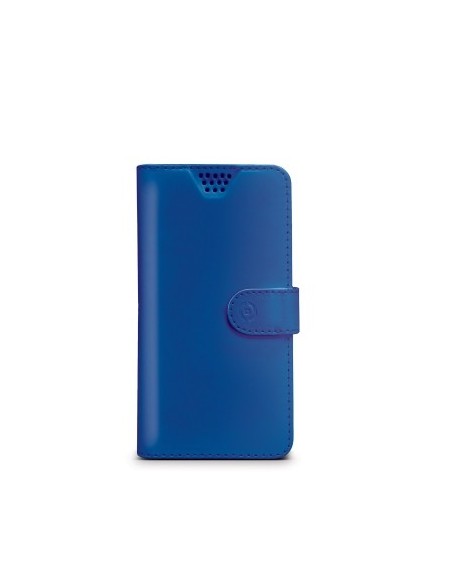 Celly WALLYUNILBL custodia per cellulare 11,4 cm (4.5") Custodia a borsellino Blu