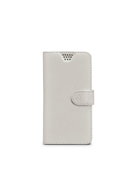 Celly WALLY UNICA custodia per cellulare 11,4 cm (4.5") Custodia a borsellino Bianco