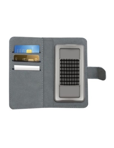 Celly WALLY UNICA custodia per cellulare 11,4 cm (4.5") Custodia a borsellino Bianco