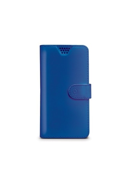 Celly WALLYUNIXLBL custodia per cellulare 12,7 cm (5") Custodia a borsellino Blu