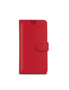 Celly WALLYUNIXLRD custodia per cellulare 12,7 cm (5") Custodia a borsellino Rosso