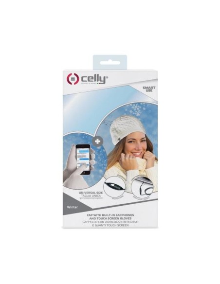 Celly Winterkit Auricolare Cablato In-ear Bianco