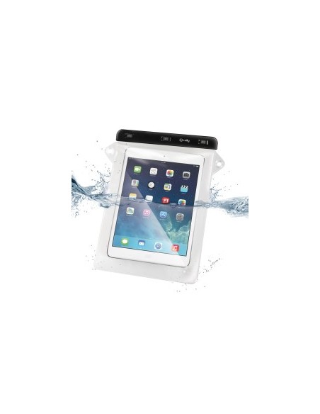 Celly WPCBAGTAB01 custodia per tablet Custodia a tasca Nero, Trasparente