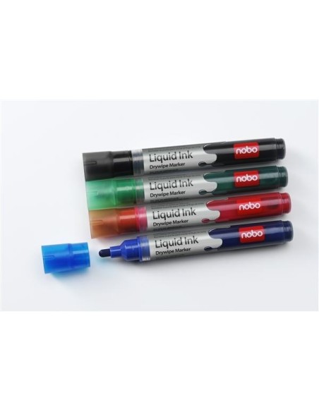 Nobo Pennarelli Liquid Ink cancellabili a secco assortiti (12)