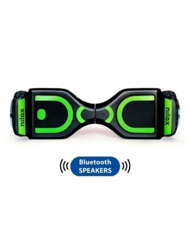 Nilox 30NXBK65BWN01 hoverboard Monopattino autobilanciante 10 km h 4300 mAh Nero, Verde