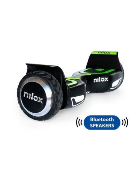 Nilox 30NXBK65BWN01 hoverboard Monopattino autobilanciante 10 km h 4300 mAh Nero, Verde