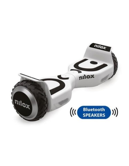 Nilox 30NXBK65BWN02 hoverboard Monopattino autobilanciante 10 km h 4300 mAh Nero, Bianco